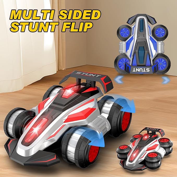 Remote Controlled Drift Stunt Car, Light and Music RC Cars, 360 ° Rotation Suspended Car, 2.4G,4WD Remote Control Cars, Birthday Gift for Boys and Girls Aged 5-13