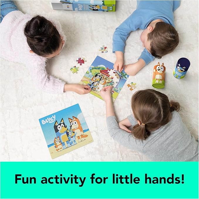Spin Master Games, 36-Piece Bluey Puzzles 2-Pack, Bluey Toys, Puzzles, for Kids Ages 3 & Up