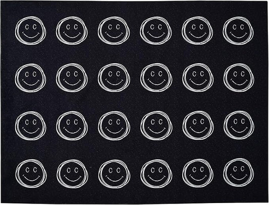 Hudson Comfort Classroom Rug 9x12 - Rugs for Elementary, Daycare, Nursery, and Playroom - Super Soft Non-Slip Carpet - Kids Fun Floor Mat for Playtime (Smiley Face)
