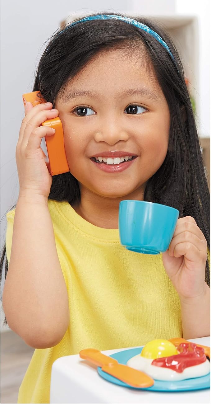 Little Tikes Home Grown Kitchen - Role Play Realistic Kitchen Real Cooking & Water Boiling Sounds Kitchen Accessories Set for Girls Boys - Multicolor 22 x 18 x 30.25 inches