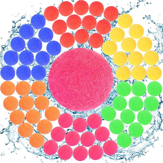 90 Pcs Reusable Water Balls, Reusable Water Balloons for Outdoor Toys and Games, Water Toys for Kids and Adults Boys and Girls - Water Balloon for Pool and Backyard Fun (90 Pcs)