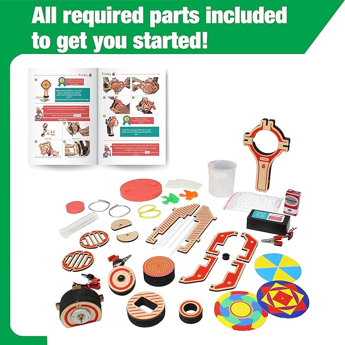 STEM Robotics Kit 7in1 Science Experiments Project Activities for Kids 6-8 8-12 Engineering Building Toy Electronic Motor Robot Craft for Boy 5 6 7 8 9 10 12+ Year Old Girl Gift Summer Outdoor Toy