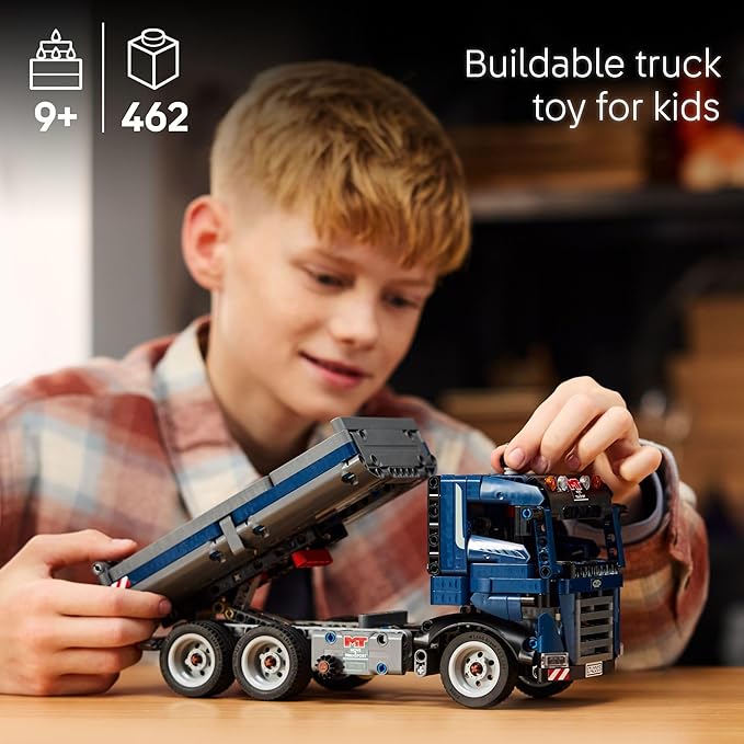 LEGO Technic Tipping Dump Truck Toy - Building Toy for Kids, Boys and Girls, Ages 9+, Construction Toy Truck - Birthday Gift Idea - 42203