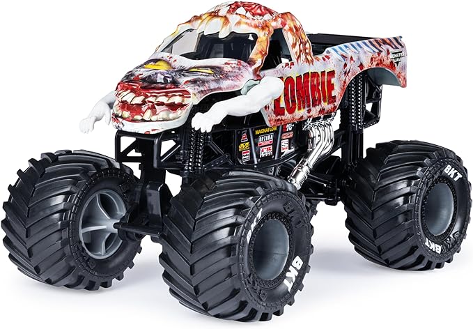 Monster Jam, Official Zombie Monster Truck, Collector Die-Cast Vehicle, 1:24 Scale, Kids Toys for Boys and Girls Ages 3 and up