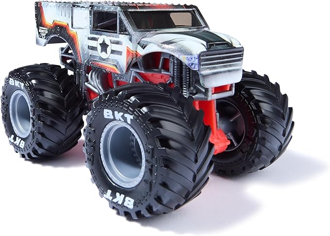Monster Jam, Marvel Official Iron Man Vs. War Machine Die-Cast Monster Trucks, 1:64 Scale, Kids Toys for Boys and Girls Ages 3 and up