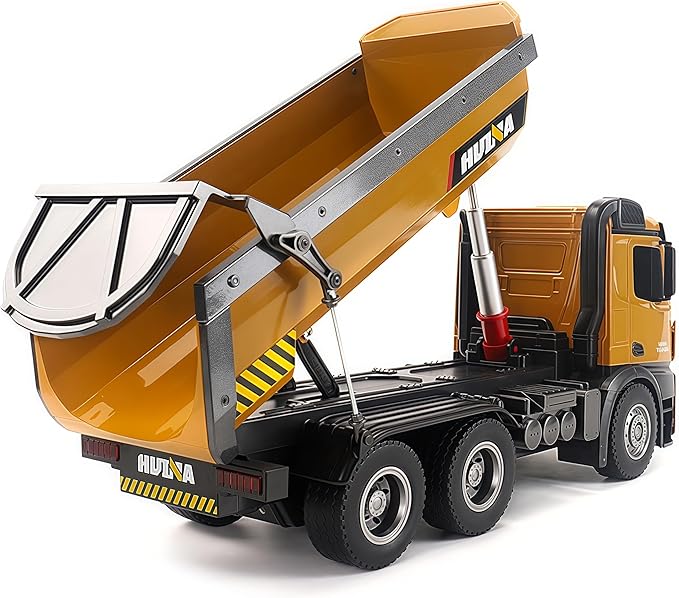 Gemini&Genius Truck Toy for Kids, Construction Vehicle Dump Truck Toy, Heavy Duty Alloy Construction Vehicle Toys, 1:50 Scale Diecast Site Dumper, Toy Trucks for Kids