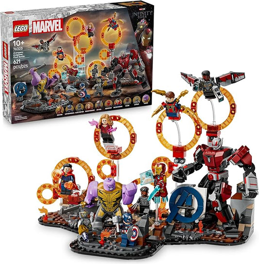 LEGO Marvel Avengers: Endgame Final Battle - Super Hero Building Set for Kids, Ages 10+ - 10 Figures Including Iron Man, Black Panther, and Iron Spider - Birthday Gift for Boys and Girls - 76323