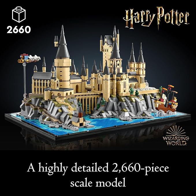 LEGO Harry Potter Hogwarts Castle and Grounds 76419 Building Set, Gift Idea for Adults, Buildable Display Model, Collectible Harry Potter Playset, Recreate Iconic Scenes from The Wizarding World