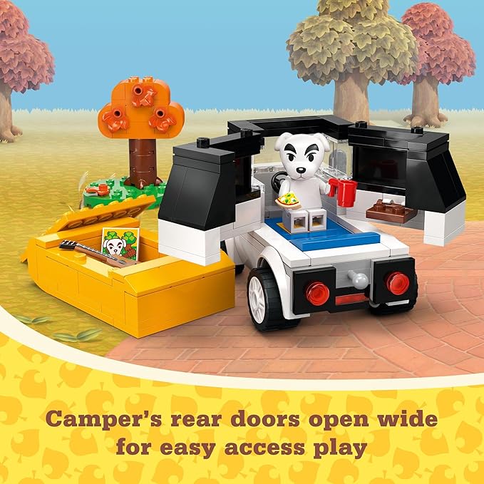 LEGO Animal Crossing K.K.’s Concert in The Plaza Building Toys Set - Animal Crossing Toy Figures & Playsets for Kids, Girls & Boys, Ages 7+ - Pretend Play Birthday Gift - 77052