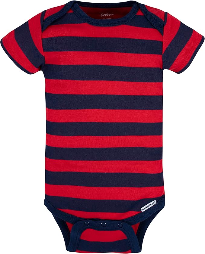 Gerber baby-boys 5-pack Short Sleeve Variety Onesies Bodysuits