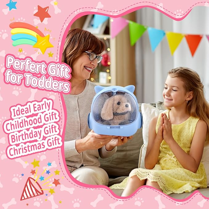 25Pcs Doctor Kit for Toddlers 1-3-5 Doctors Play Set Toddler DR Toys Set Walking Barking Dog Toys for Kids Veterinarian Playset Kids Puppy Pet Vet Kit 3 4 5 Year Old Girl Birthday Gift Toys