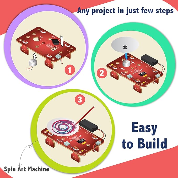 Butterfly Edufields 200+ Jumbo STEM Projects Kit for Kids Age 12-14 | Engineering & Science Experiments for 8-12 Year Olds | Electronics Circuits | Best Birthday Gift for Kids Age 12-14