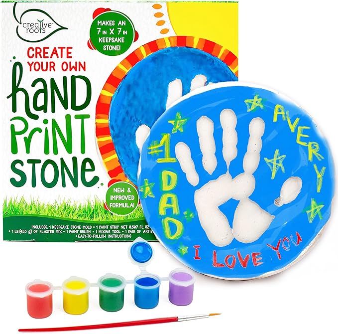 Creative Roots Create Your Own Handprint Stone by Horizon Group USA