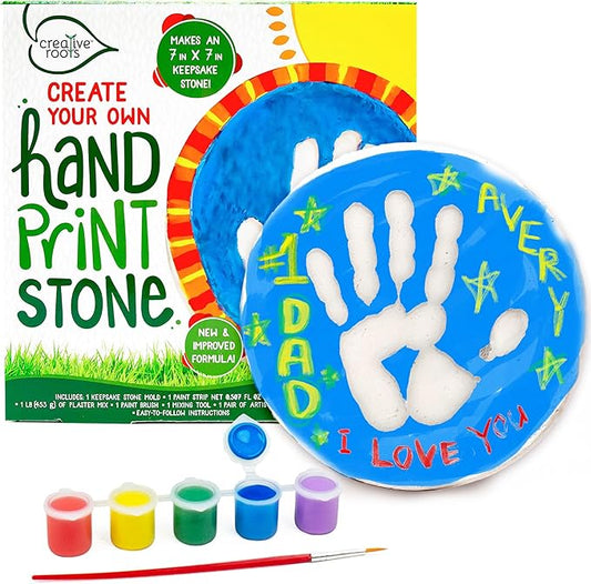 Creative Roots Create Your Own Handprint Stone by Horizon Group USA