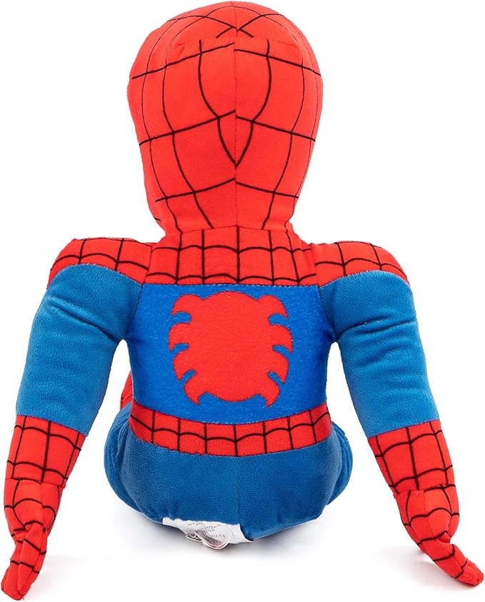 Jay Franco Marvel Super Hero Adventures Toddler Spiderman Plush Stuffed Pillow Buddy - Super Soft Polyester Microfiber, 20 inch (Official Marvel Product)