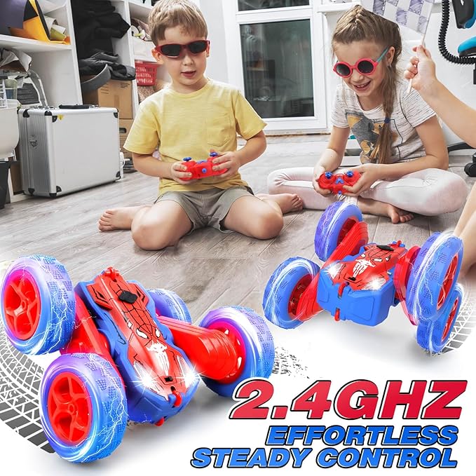 Dolanus Remote Control Car, Spider RC Cars for 3 4 5 6 7 8 10 12 Year Old Boys, Toys for Ages 8-13, Toys Boys 3-5, Gifts for Boys Kids Toddlers Birthday