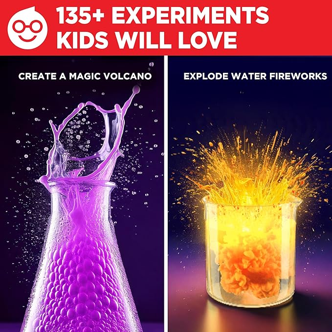 Doctor Jupiter Science Kit for Kids Ages 8-9-10-11-12-13-14| Birthday Gift Ideas for Boys & Girls 8+ Years Old | STEM Toy with 135+ Experiments| Learning & Educational Kits