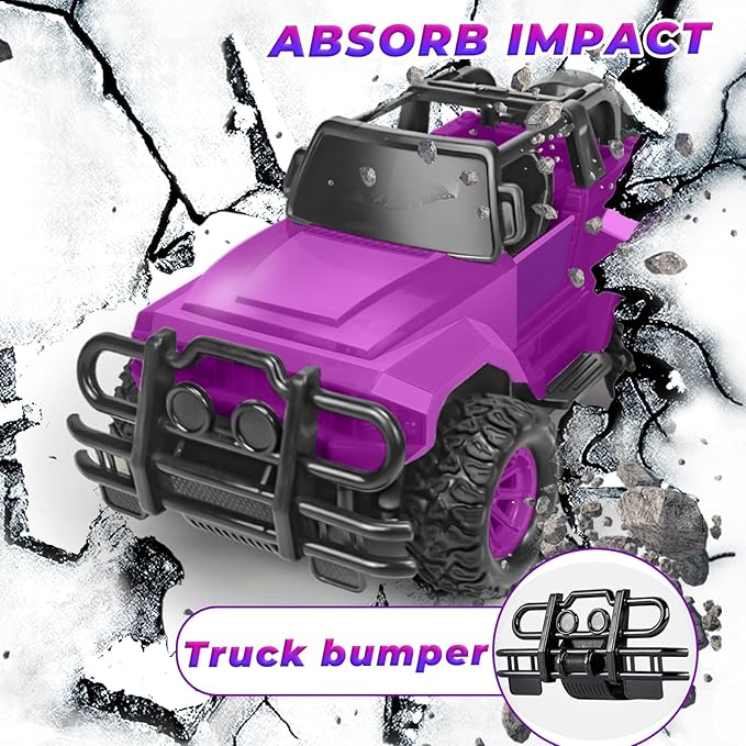 YongnKids Remote Control Car for Kids, 1:20 Scale Rc Trucks for Boys Age 4-7, Rc Truck Cars Toys for Ages 5-7 8-13 Boys Girls Birthday Gift