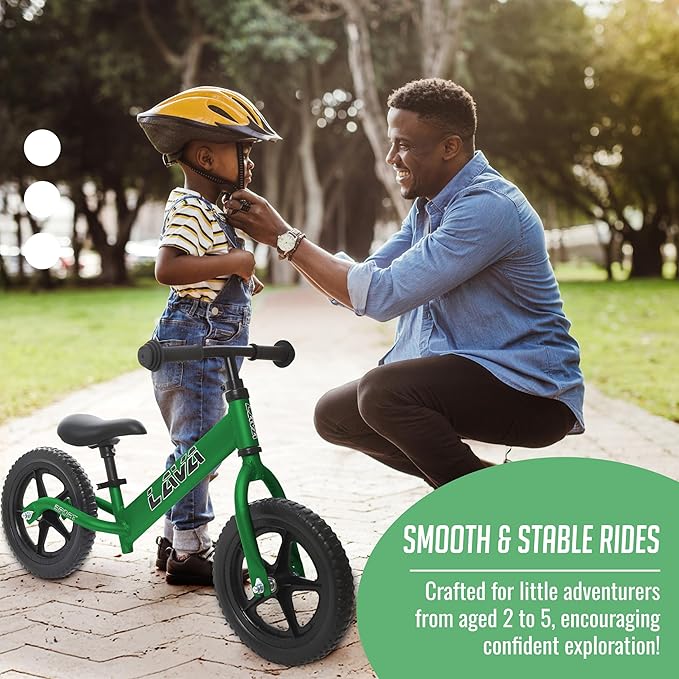 Balance Bike - Lightweight Aluminium Toddler Bike for 2, 3, 4, and 5 Year Old Boys and Girls - No Pedal Bikes for Kids with Adjustable Handlebar and Seat, EVA Tires - Training Bike