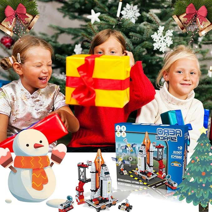 Space Rocket Stem Project Toy for Boy Age 7 8 9 10 11 12 13 Building Block for Kid Age 8-12 Science Kits for Kids Age 8-14 Christmas Birthday Gift for Boys Girls 7-13