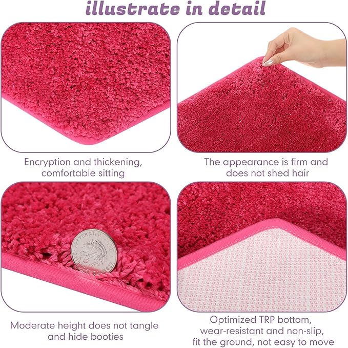 10 Pcs Kids Carpet Square Seats Soft Rainbow Floor Rug Mats Warm Colorful Hemming Floor Rug Cushions for Classroom Group Story Activity Home Play Area(20 Inch,Many Color)