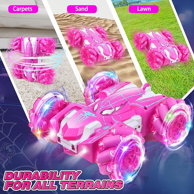 Dolanus Spider Remote Control Car, RC Cars Kids Toys Girls 3-5, Toys for Ages 8-13, Gifts for 3 4 5 6 7 8 10 12 Year Old Girls Kids Toddlers Birthday