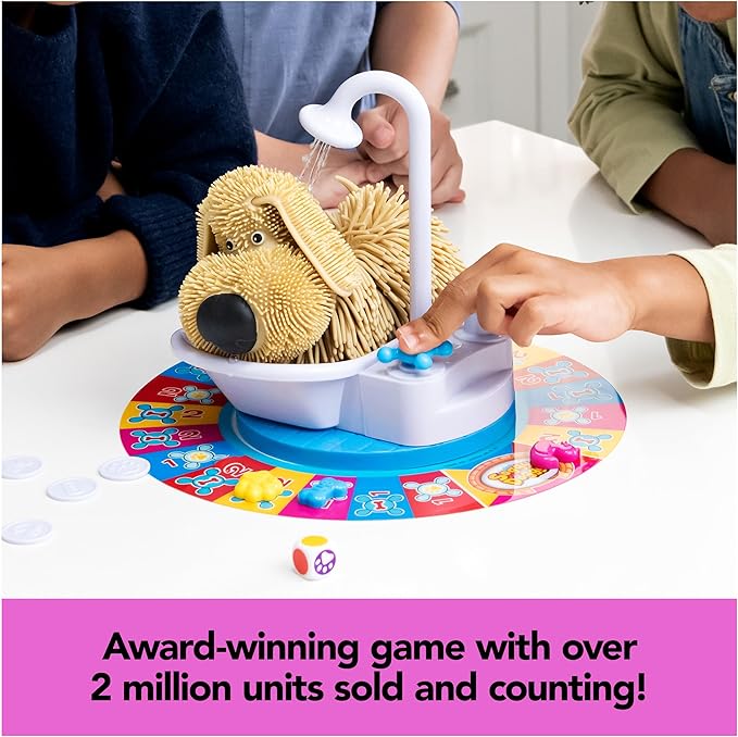 Spin Master Games, Soggy Doggy, The Silly Award-Winning Kids Board Game, for Family Night, Interactive Toy Dog Play, Sensory Toy, Activity for Kids & Family, 2-4 Players, for Ages 4 & Up
