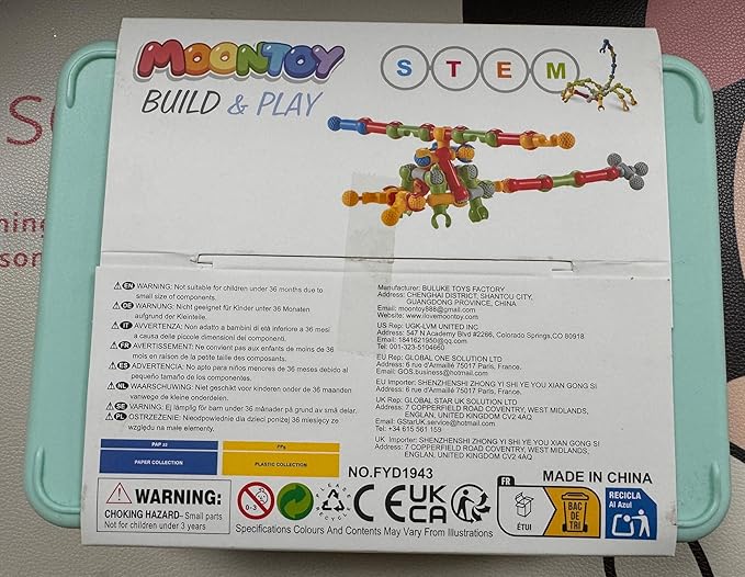 MOONTOY STEM Toys for 3 4 5 6 7 8+ Year Old Boy Girl Birthday Gift, 110 Pcs Stem Kits Blocks Building Toys for Kids Ages 4-8 3-5 5-7 4-6 6-8 Erector Set Educational Construction Creative Games