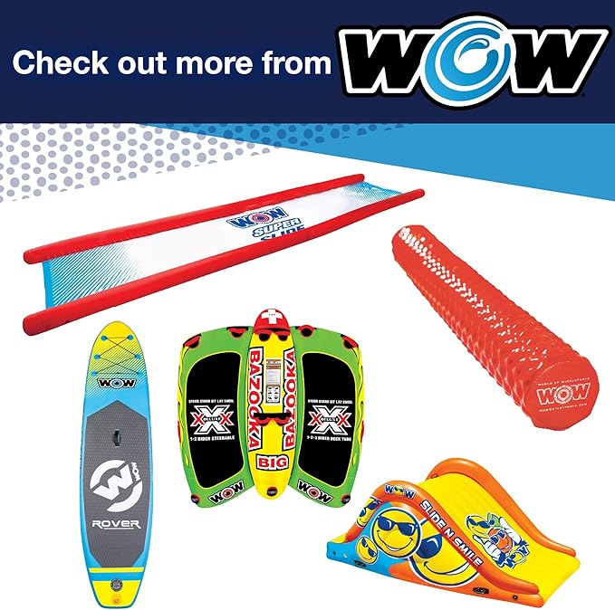 WOW World of Watersports First Class Foam Pool Noodles for Swimming and Floating, Pool Floats, Lake Floats