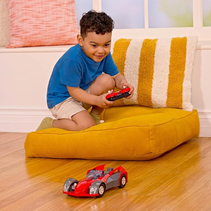 Driven by Battat – 19 Pcs Take-Apart Car Toy with Construction Tool – Remote Control Race Car – Customizable Car Body – Lighting Fast R/C Car with Lights & Sounds – STEM Toy for Age 3+