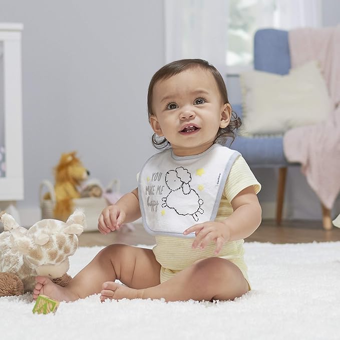 Gerber Baby Girls' 5-Pack Short Sleeve Variety Onesies Bodysuits