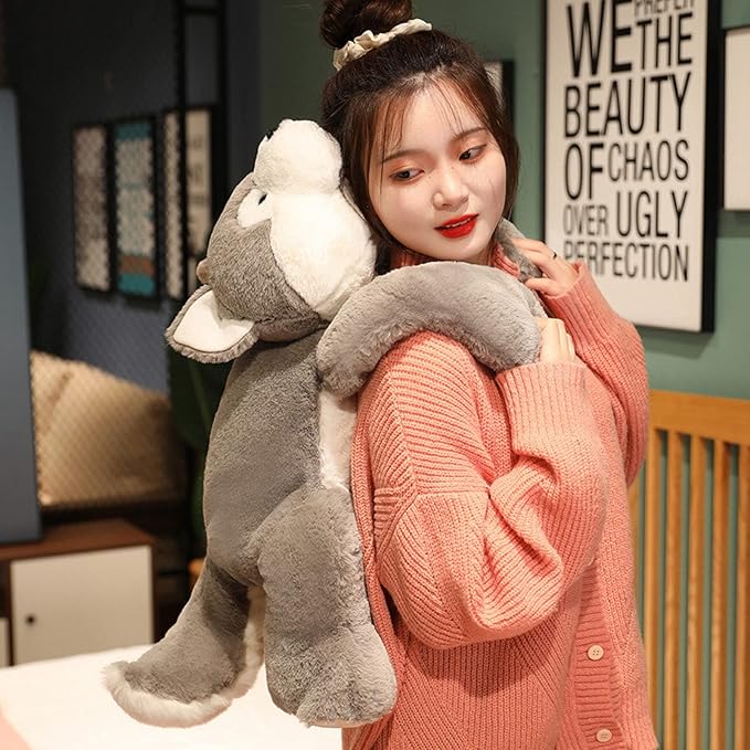 Weighted Stuffed Animals, 19.7in 3.3lbs Weighted Husky Stuffed Animal Toy Cute Husky Plush Pillow for Adults Boys Girls