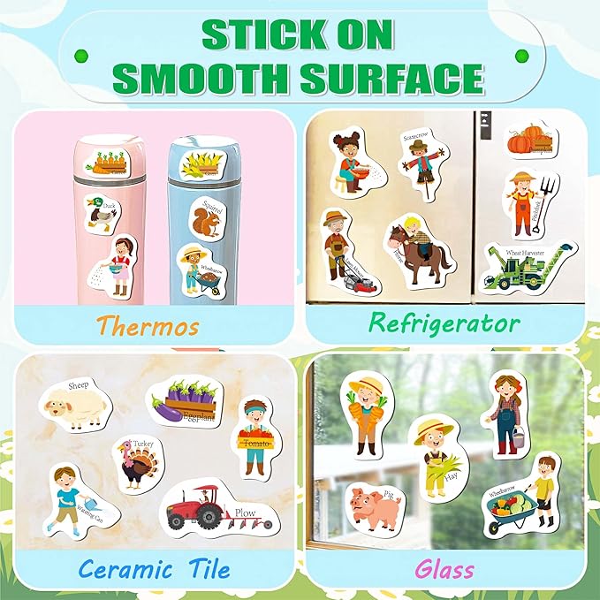 3 Sets Reusable Sticker Books for Kids 2-4, Jelly Stickers Activity Books, 123 Pcs Waterproof Stickers for Kids Girls Boys, Road Trip Toddler Airplane Train Car Travel Essentials Toy