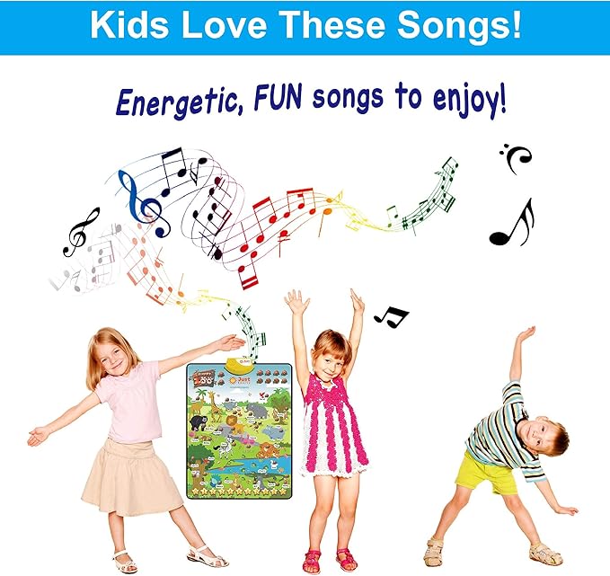 Just Smarty Zoo Animals Toddler Learning Toys Ages 3-6 | Sounds, Counting & Memory Games | Learning Resources Animals for Kids | Animal Facts Game | Toddler Learning Activities