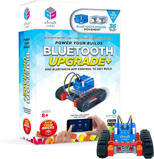 Bluetooth Upgrade+ Kit Electronic Toy Building Set Compatible with Most Building Blocks STEM Toy Learning