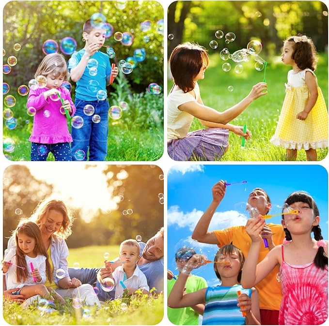 SpringFlower 500 PCS Mini Bubble Wands,Bubble Maker Toys for Kids,Summer Outdoor Bubble Activities,Bubble Party Favors Assortment Toys for Kids Party Favor Supply, Themed Birthday,10 Colors