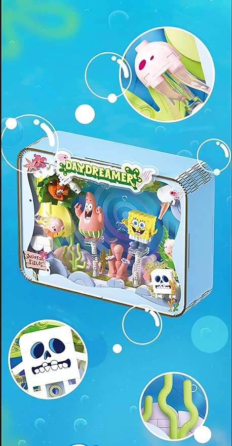 Building Blocks with Lights and Photo Frame Series 1 for Boys and Girls Teenagers Adults Best Toys