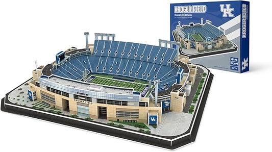 Pro Lion 3D Jigsaw Puzzle of Kentucky Wildcats Stadium - 106 Pieces | 2 Hour Build Time | Home of Kentucky Wildcats | NCAA College Football Gifts for Boys, Men & Kids Aged 8 & Up | Sports Fans Games