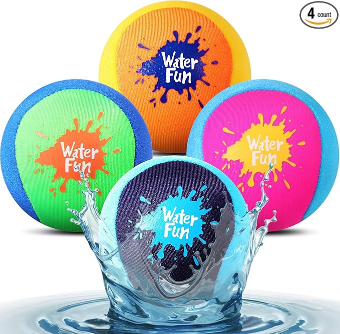Water Skipping Ball for Children Water Bouncing Beach Pool Toy Ball for Adult Swimming Pool Games Party Favors Decoration