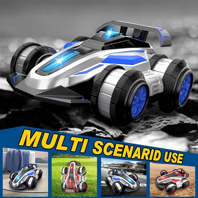 Remote Controlled Drift Stunt Car, Light and Music RC Cars, 360 ° Rotation Suspended Car, 2.4G,4WD Remote Control Cars, Birthday Gift for Boys and Girls Aged 5-13