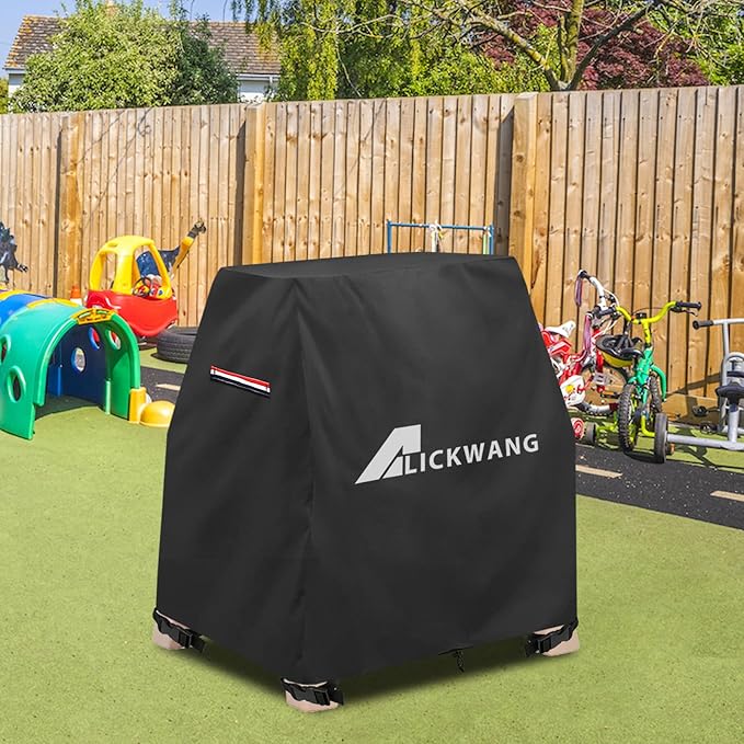 AIickwang Kids Water Table Cover for Step2 Rain Showers & Flow Water Table,Outdoor Waterproof Dustproof Anti-UV Kids Water Play Table Cover,Black