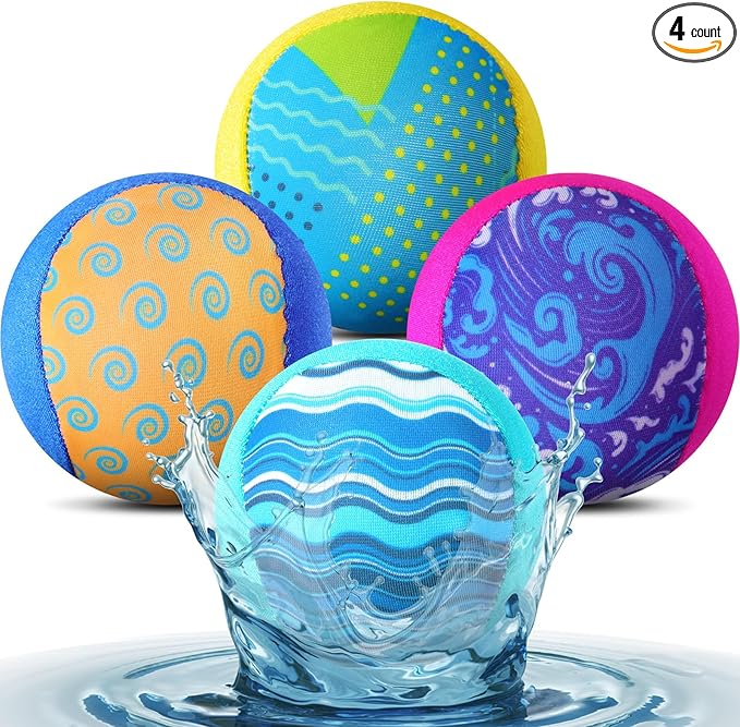 Water Skipping Ball for Children Water Bouncing Beach Pool Toy Ball for Adult Swimming Pool Games Party Favors Decoration