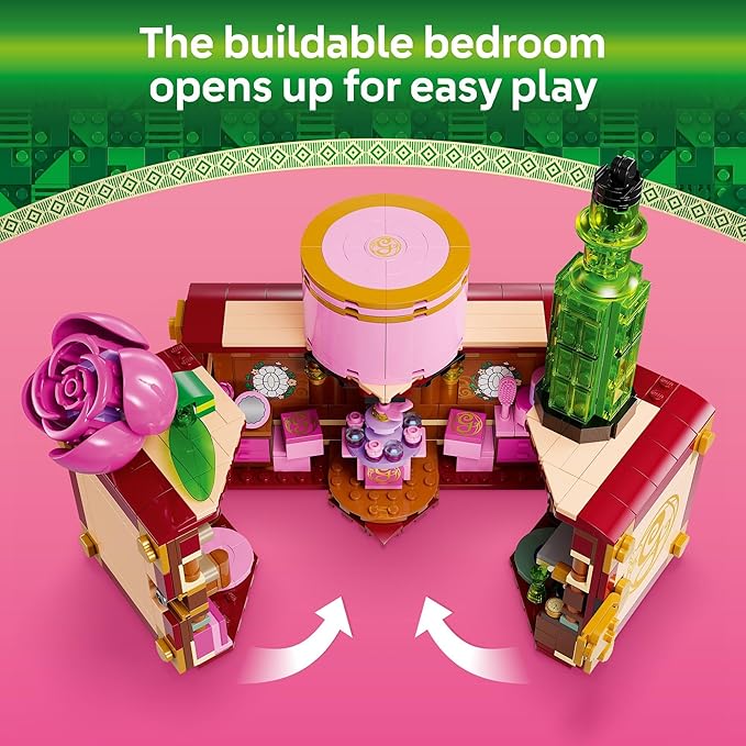 LEGO Wicked Glinda & Elphaba's Dormitory Building Toys - Wicked Toys for Girls & Boys, Age 8+ - Birthday Gift Idea - Buildable Doll House for Kids - 75683