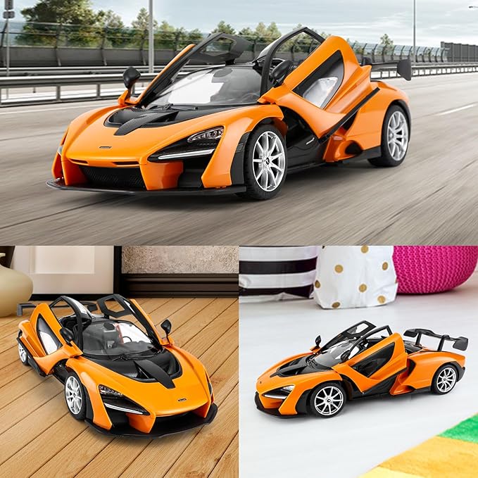 RASTAR 1/14 McLaren Senna Remote Control Car, Toy McLaren RC Car Doors Open