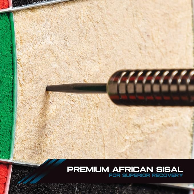 EastPoint Sports Bristle Dartboard Sets, High-Density Self-Healing Sisal Fibers, Easy-to-Mount Board - Perfect for Family Game Room, basements, bar, Man cave, or Garage