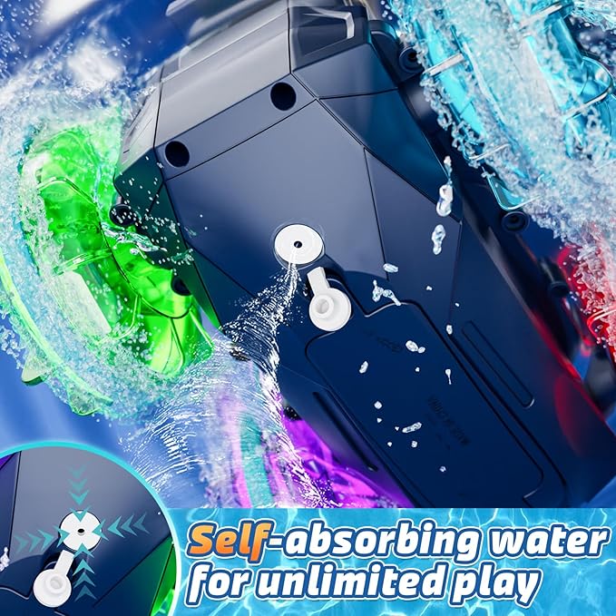 Lehoo Castle Amphibious Remote Control Car, 4WD RC Cars for Boys Age 8-12 with Water Gun, Remote Control Boat for Kids, Toys for 6 7 8 9 Year Old Boy