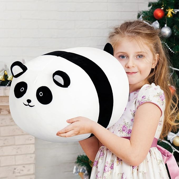 Wepop Panda Stuffed Animal Plush Toys, 20 in Cute Panda Plush Throw Pillows Soft & Cuddly Plushies Dolls Gifts for Boys Girls