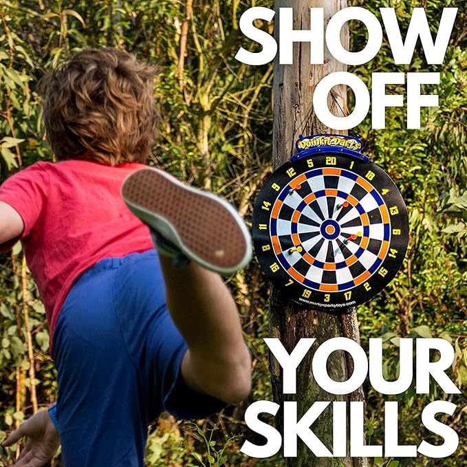 Doinkit Darts - Magnetic Dart Board - 3 Premium Designs - Kid Safe Durable Doinkit Magnetic Darts - Fun Indoor Wall Game for Boys and Girls or Adult Game Room