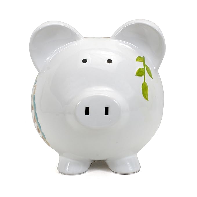 Child to Cherish Ceramic Piggy Bank for Boys (Jungle Jack)