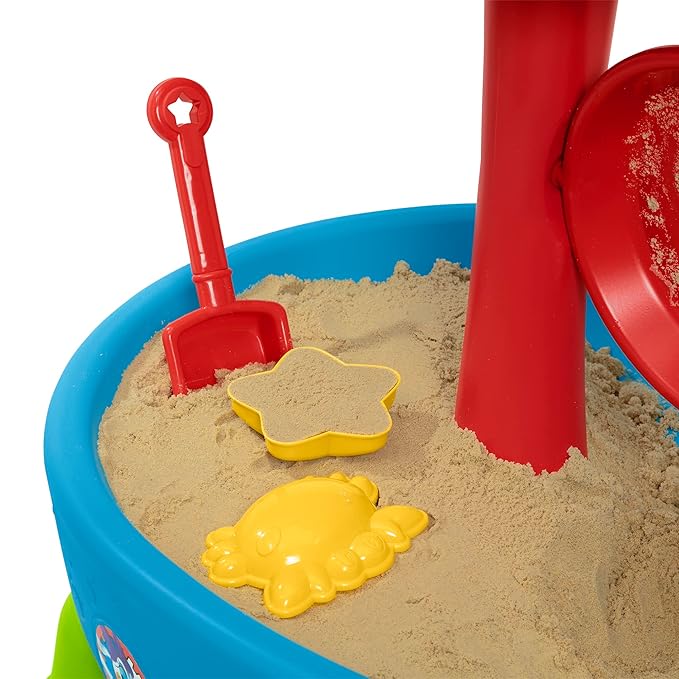 Disney Mickey Mouse Water Table by Delta Children| 3-Tier Water Play Table with 11-Piece Toy Set | Water Sensory Table + Summer Beach Toys for Outside Backyard for Toddlers Ages 2+, Blue